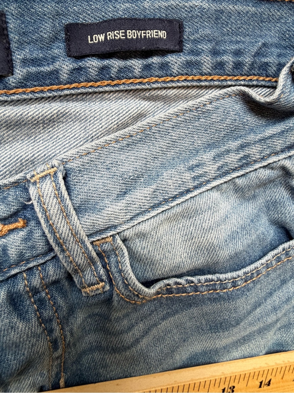 Hollister Light Blue Distressed Boyfriend Jeans - Picture 6 of 6
